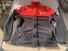 DPD Men's Fleece Jacket Red/Black, Large