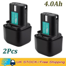2x 7.2V Ni-MH Nail Gun 4.0Ah Battery For Hitachi EB712S NR90GC EB7 EB714S DS7DV