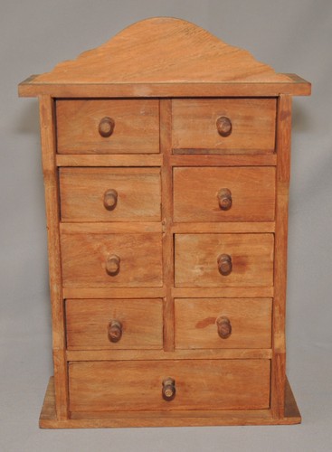 Miniature teak chest - chest, of