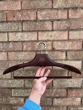 Raffles Hotel Clothes Hanger Premium Handmade Luxury Coat Hanger Dark Maroon