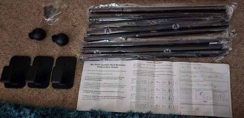 Curtain poles drill - curtain,
