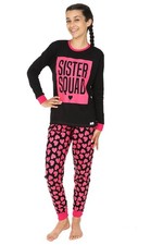 Girls Sister Squad Black and