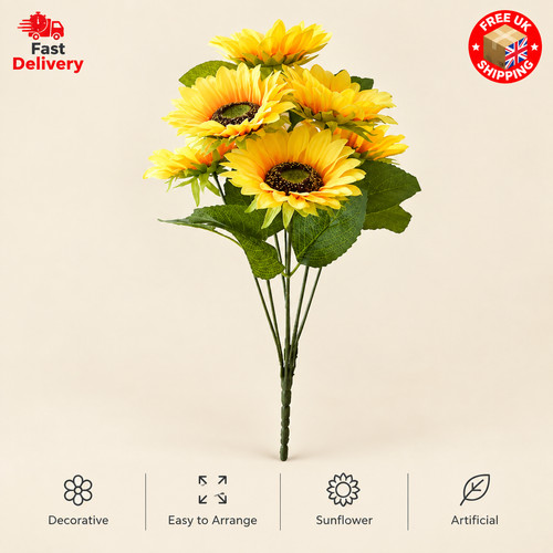 Head artificial sunflower - 7,