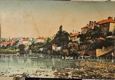 Vintage Real Photo Postcard – Sea Front, Minehead, Somerset 