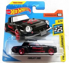 HOT WHEELS DATSUN FAIRLADY 2000 HW SPEED GRAPHICS TRACK STARS SHORT CARD 