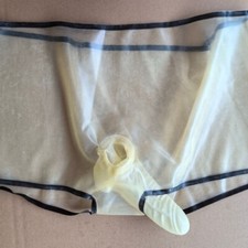 Transparent Latex Boxer Shorts