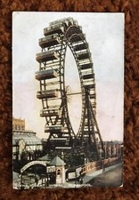 Vintage Postcard.  The Great Wheel Blackpool￼￼￼￼￼￼. (BX2)