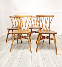 4 Vintage Ercol Candlestick