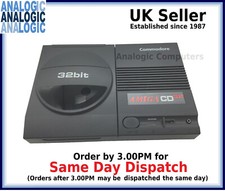 Working Amiga CD32 with Power Supply with no Plug