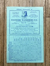 Wycombe Wanderers v Wisbech