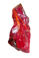 Rosarita-Type Red Slag Glass Rough 803g - Lapidary, Gem Cutting, Jewellery Art