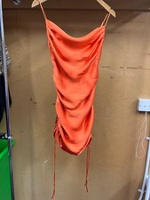 Zara Ladies's Orange Ruched