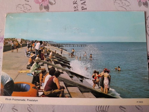 Vintage postcard prestatyn - postcard,,