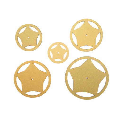 Golden quilting model 5pcs set - golden,