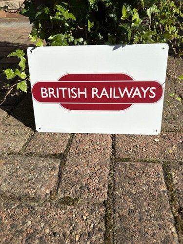 British railways steel sign - sign, 12