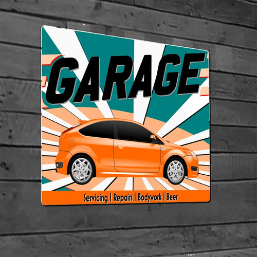 Personalised man cave metal - man,