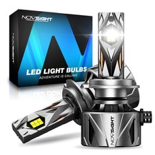 NOVSIGHT 2x H7 LED Headlight Bulbs Kit 6500K 240W Super White Canbus Error Free