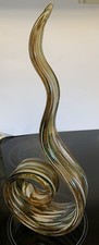 Large Hand Made HQT Amber