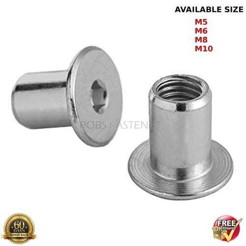 Sleeve nuts flat head - nuts,