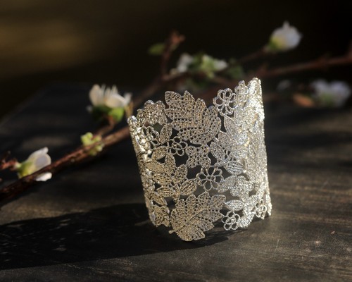 Adjustable rigid cuff bracelet - adjustable,
