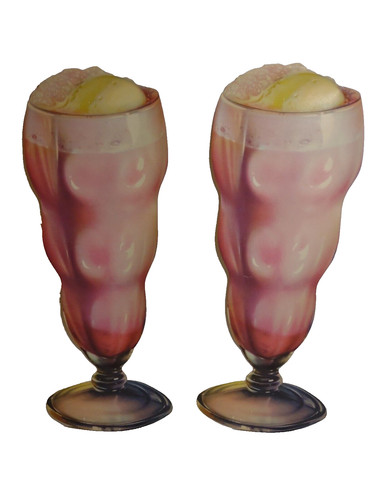 Strawberry milk shake ice - 2,