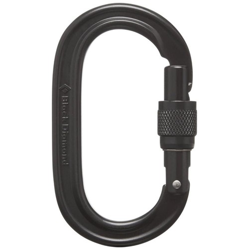 Black diamond oval - oval, keylock