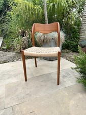 A Single Danish Teak Moller 71 Chair