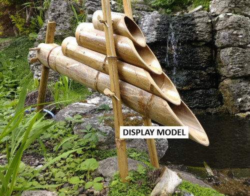 Large bamboo waterfall cascade - bamboo,