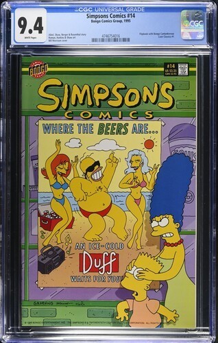 Bongo simpsons comics cgc - bongo,