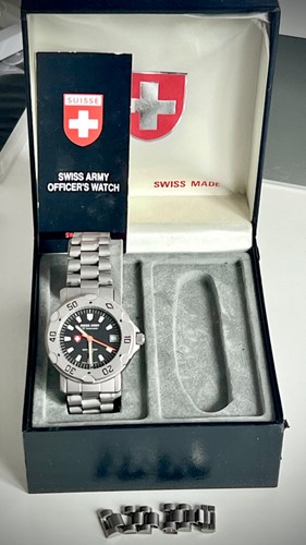 Swiss army officer - officer's, watch