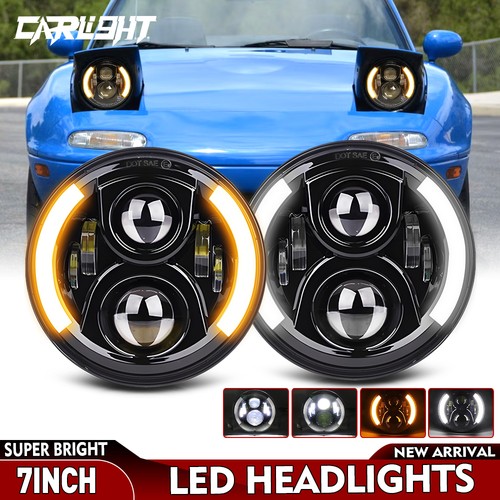 2pcs 7inch h6024 - 2pcs, led