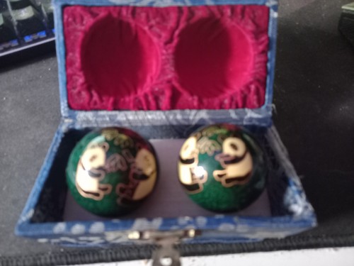 Cute panda baoding balls - cute,