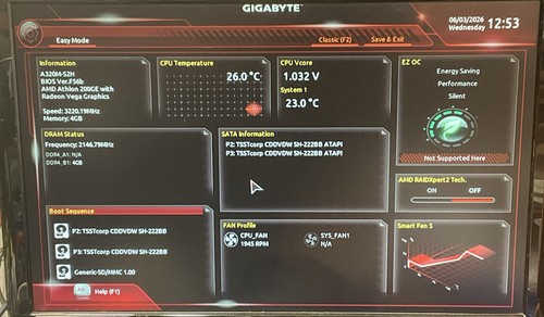 Gigabyte a320m s2h - gigabyte, ga-a320m-s2h