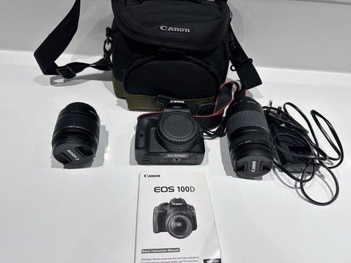 Canon eos 100d camera - , two