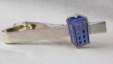 Police phone box tie clip