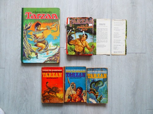 Vintage tarzan book bundle 5 - tarzan,