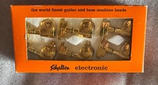 Schaller Tuners Machine head 5632/2 Gold Step Left in Line Vintage