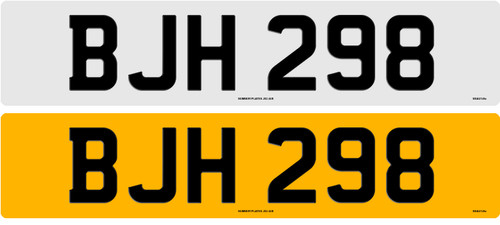 Bjh 298 private plate - ,