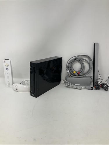 Nintendo wii black console - -,