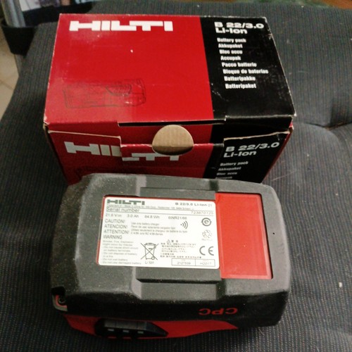Hilti li on battery - 22/3.0, li-on