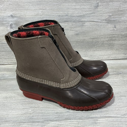 Bean zipper duck boots - ll,