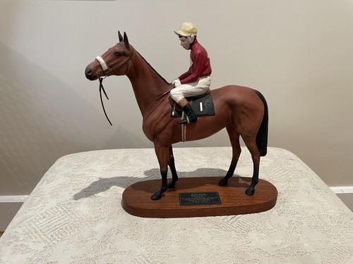 Red rum and jockey - and,