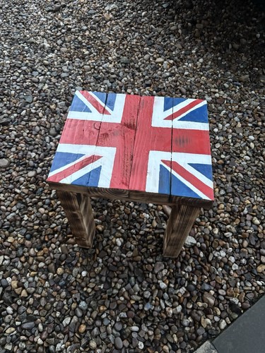 Wooden handmade union jack - wooden,