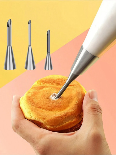 Stainless steel puff cream - steel,