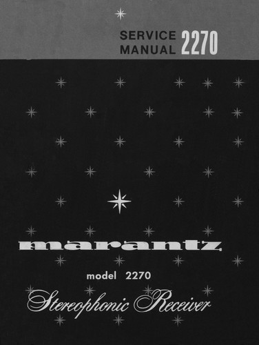 Service manual for marantz - service,