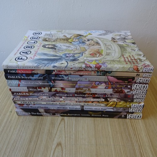 Fables volumes graphic - fables,