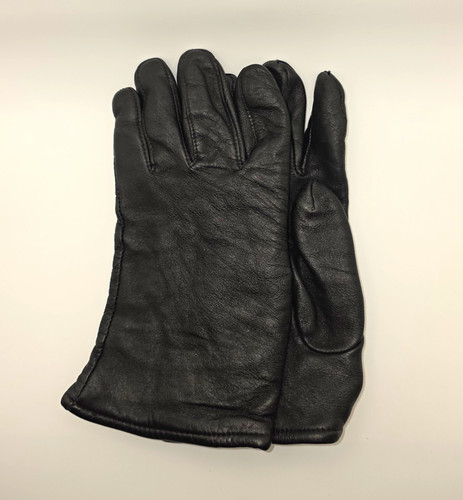 Military black leather - black,