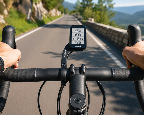 Garmin extended out front - extended,