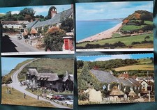 4x Vintage views of
