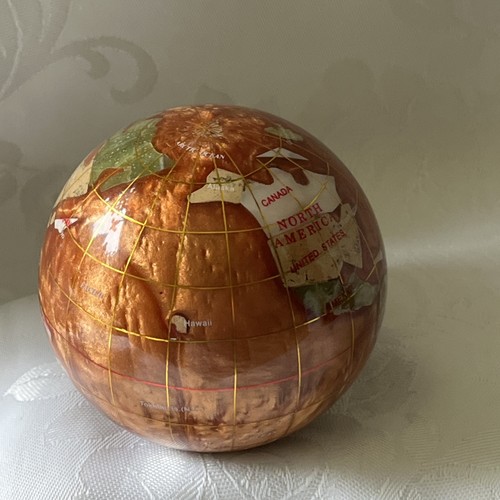 Globe form paperweight - , with